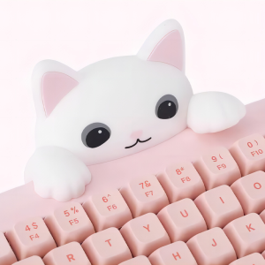 Pink-Mechanical-keyboard-Wireless-keyboard-RGB-Backlit